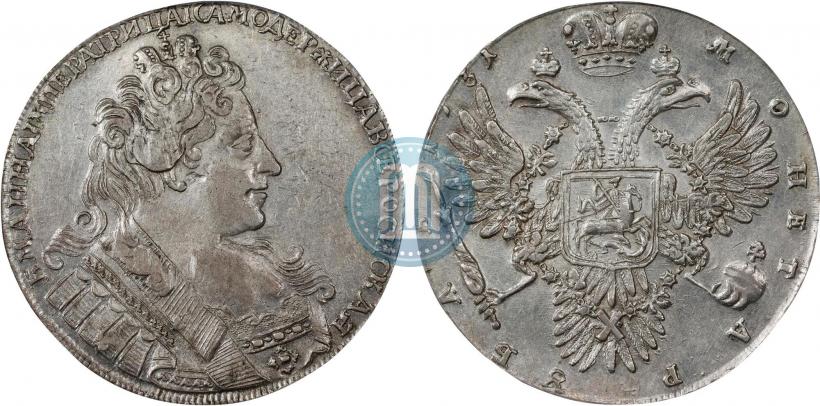 Picture 1 rouble 1731 year  