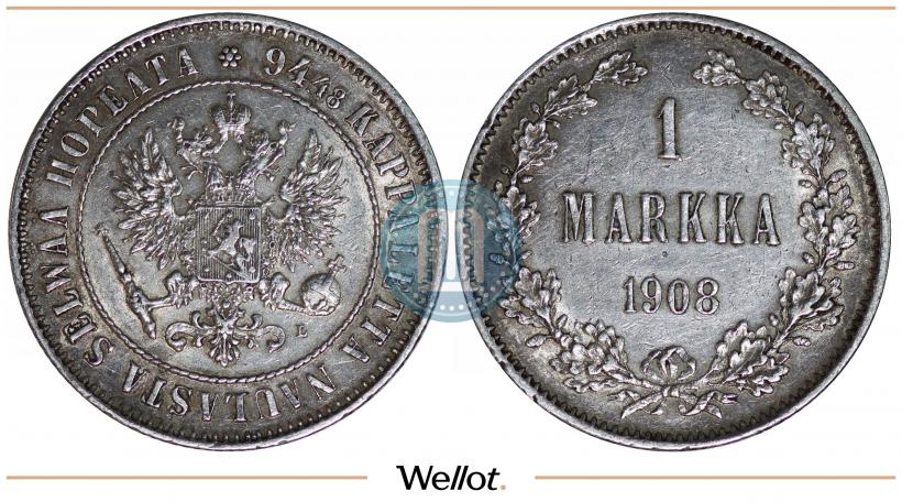 Фото 1 марка 1908 года L 