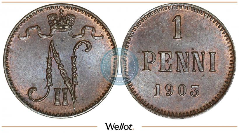 Picture 1 penni 1903 year  