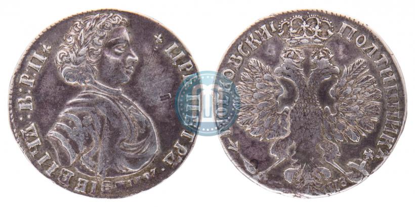 Фото Полтина 1707 года  