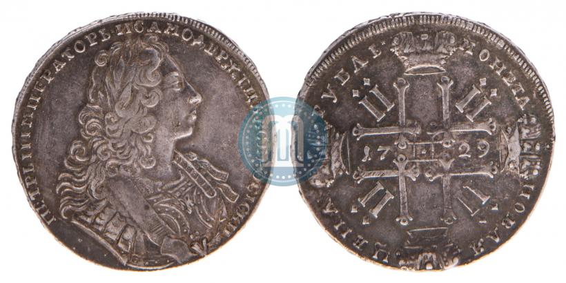 Фото 1 рубль 1729 года  "Тип 1729"