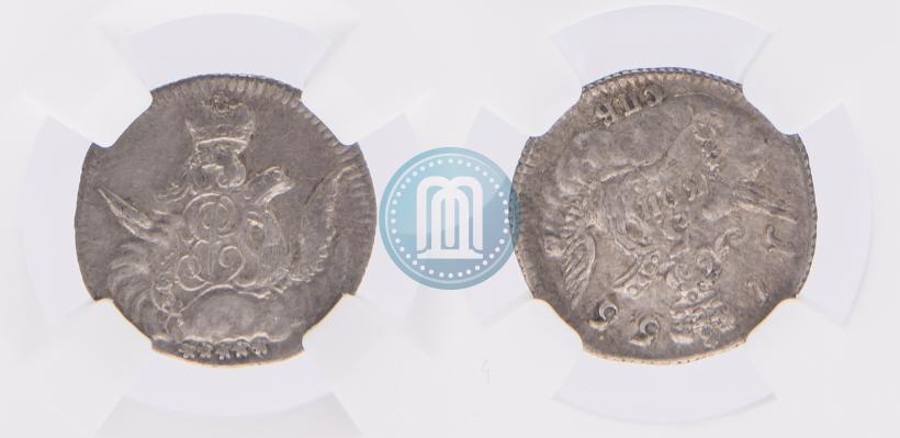 Фото 5 копеек 1755 года СПБ 
