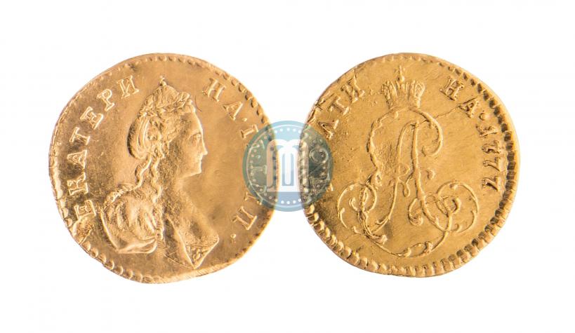 Фото Полтина 1777 года  
