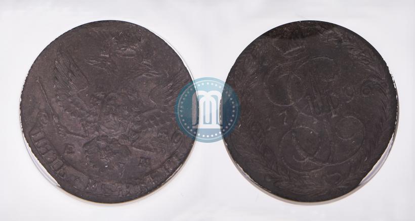 Фото 5 копеек 1796 года ЕМ "Павловский перечекан"