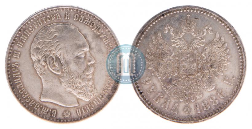 Фото 1 рубль 1886 года (АГ) 