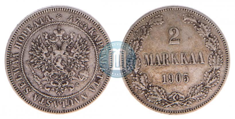 Picture 2 markkaa 1905 year L 