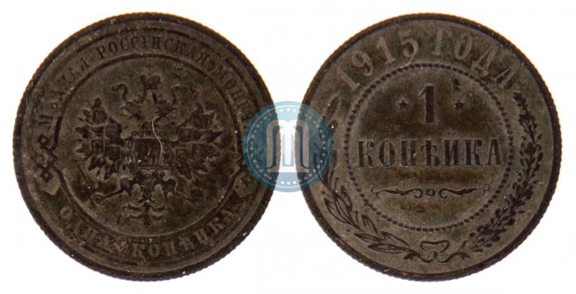 Picture 1 kopeck 1915 year  