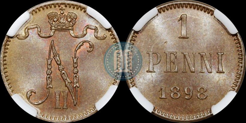 Фото 1 пенни 1898 года  
