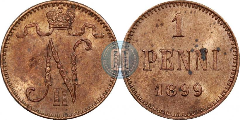 Фото 1 пенни 1899 года  