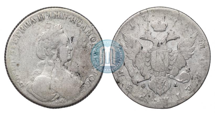 Фото 1 рубль 1778 года СПБ-ФЛ 