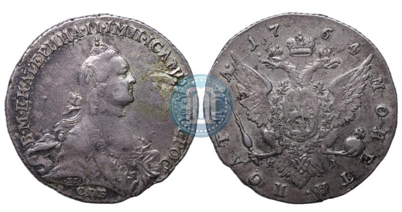 Picture Poltina 1764 year СПБ-ЯI 