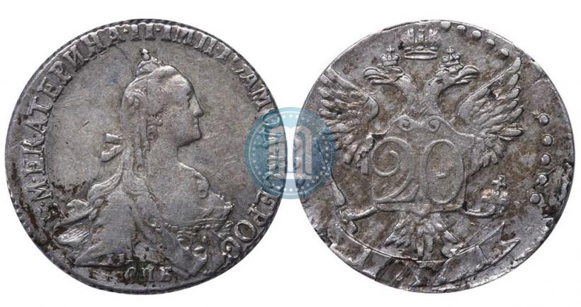 Picture 20 kopecks 1771 year СПБ 