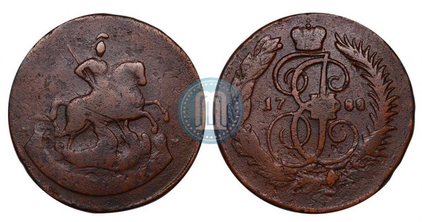 Фото 2 копейки 1788 года ММ 
