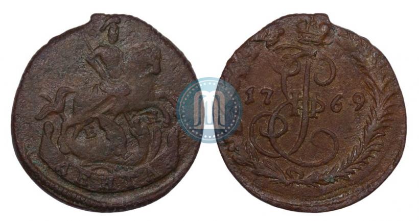 Фото Денга 1769 года ЕМ 