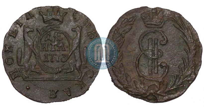 Фото Денга 1773 года КМ 