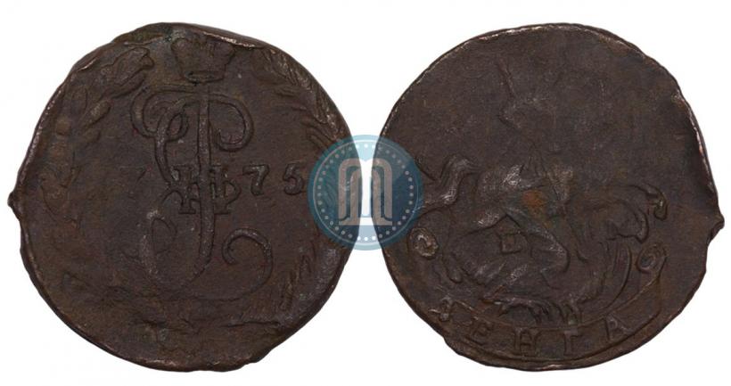 Фото Денга 1775 года ЕМ 