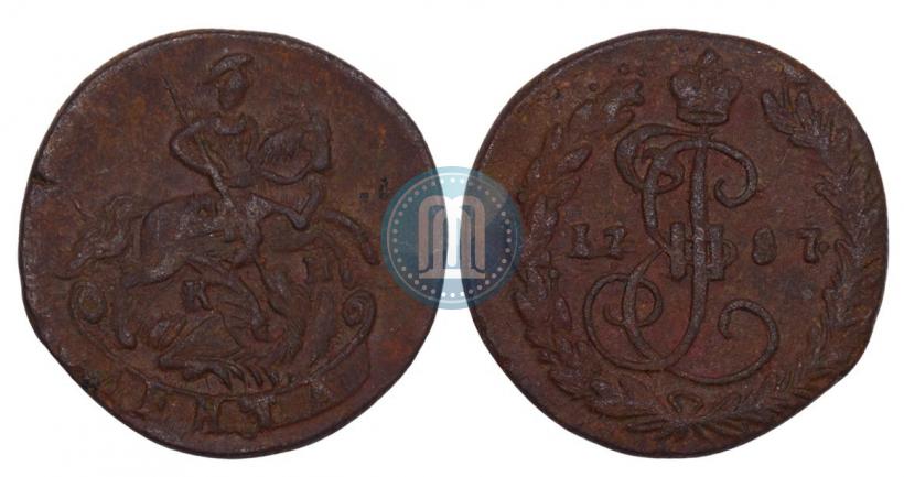 Фото Денга 1787 года КМ 