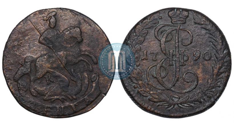 Фото Денга 1790 года КМ 