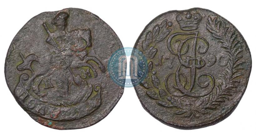 Фото Полушка 1790 года КМ 