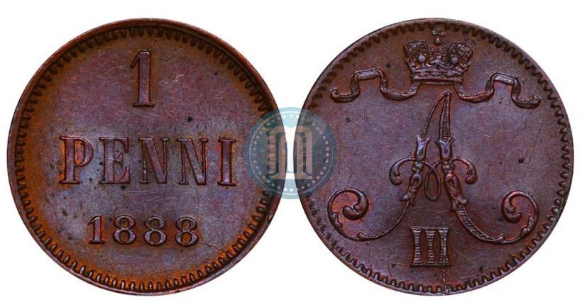 Picture 1 penni 1888 year  
