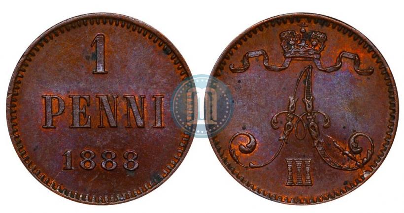 Picture 1 penni 1888 year  