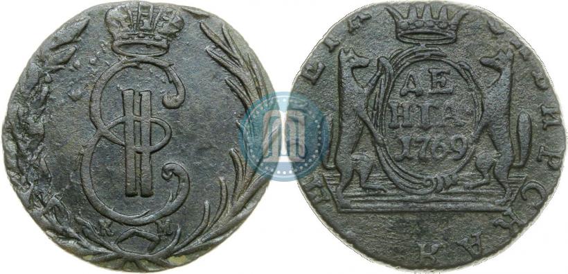 Фото Денга 1769 года КМ 