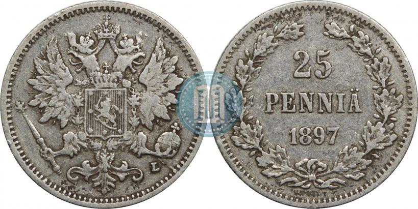 Фото 25 пенни 1897 года L 