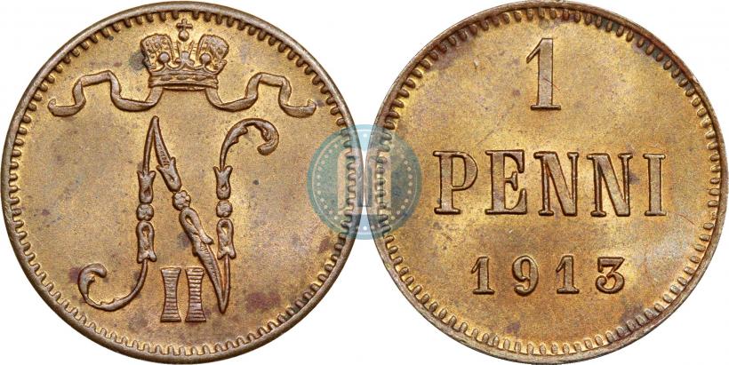 Picture 1 penni 1913 year  
