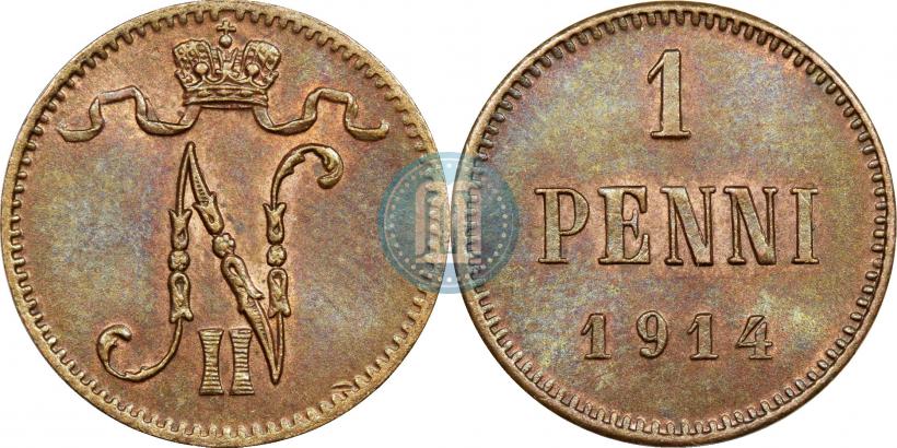 Picture 1 penni 1914 year  