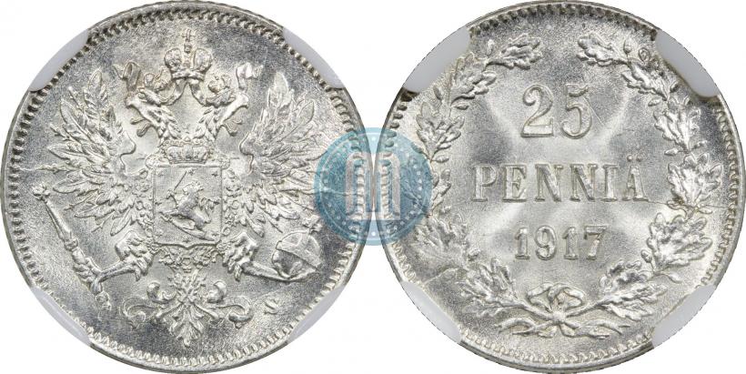 Фото 25 пенни 1917 года S 