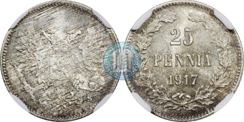 Фото 25 пенни 1917 года S 
