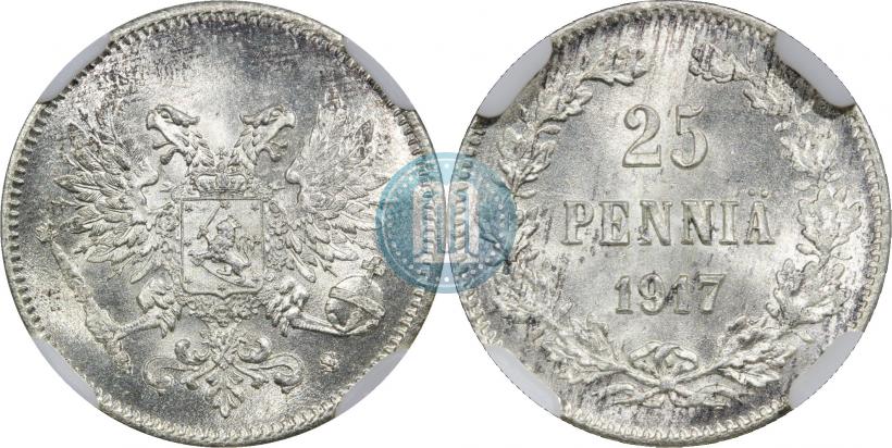 Фото 25 пенни 1917 года S 