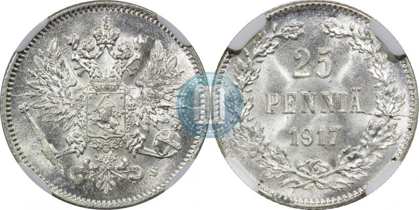 Фото 25 пенни 1917 года S 