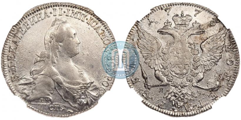 Picture 1 rouble 1773 year СПБ-ЯЧ-Т.И. 