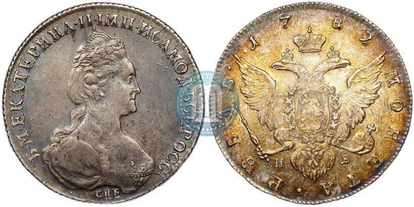 Picture 1 rouble 1782 year СПБ-ИЗ 