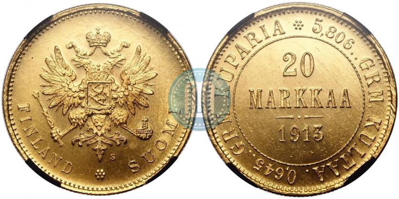 Picture 20 markkaa 1913 year S 