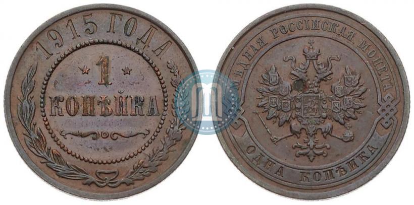 Picture 1 kopeck 1915 year  