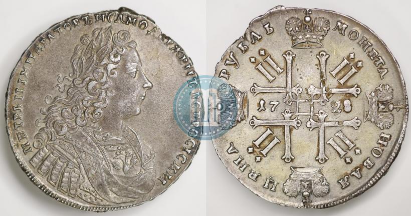 Фото 1 рубль 1728 года  "Тип 1728"