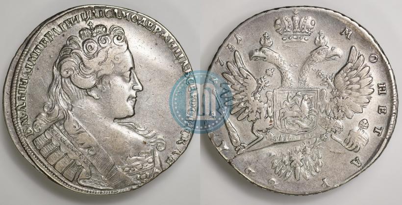 Фото 1 рубль 1731 года  