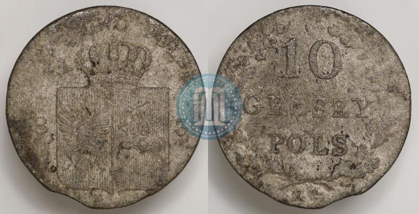 Фото 10 грошей 1830 года KG 