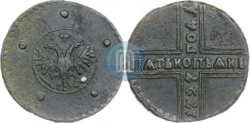 Picture 5 kopecks 1727 year КД 