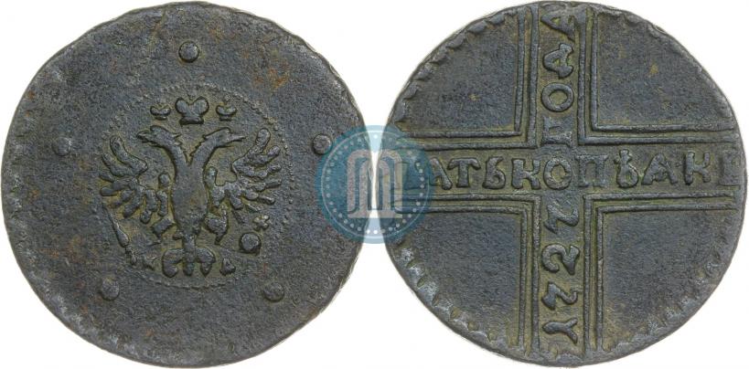 Picture 5 kopecks 1727 year КД 