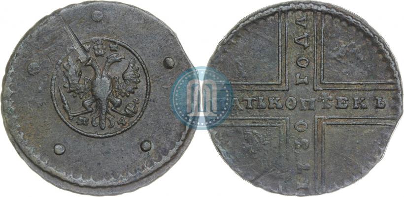 Фото 5 копеек 1730 года МД 