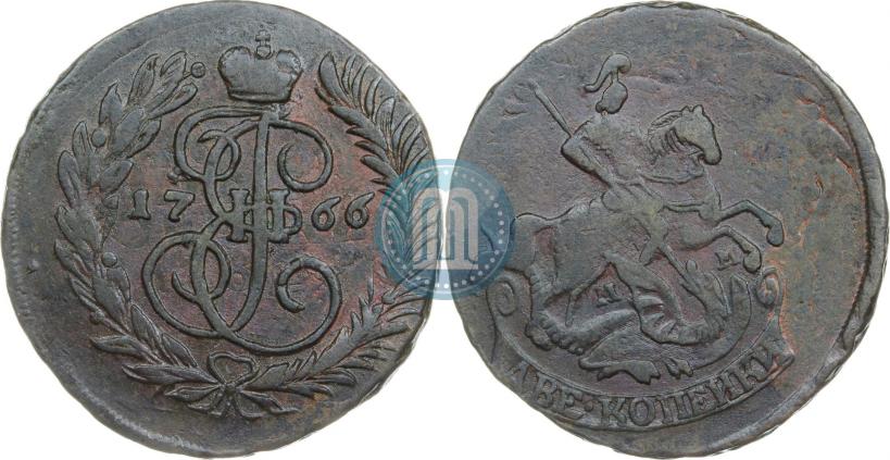 Picture 2 kopecks 1766 year ММ 