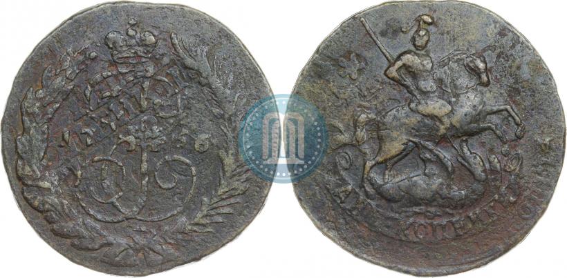 Фото 2 копейки 1766 года СПМ 