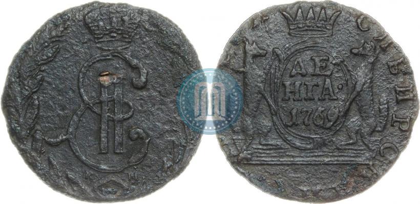 Фото Денга 1769 года КМ 