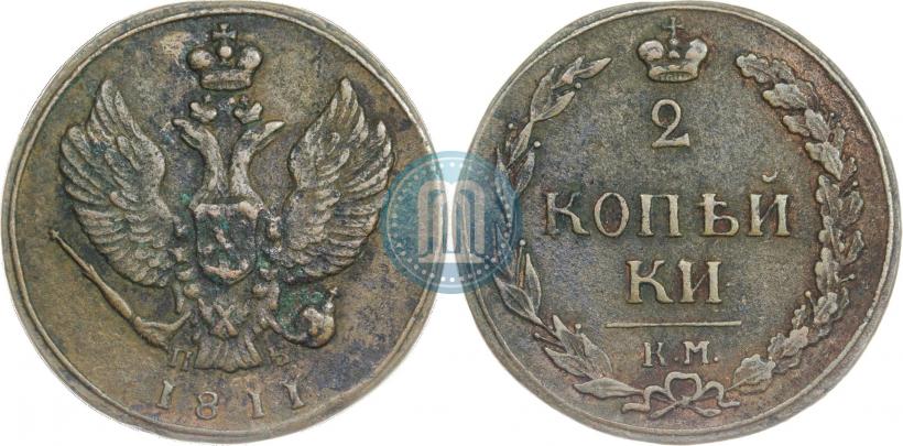 Picture 2 kopecks 1811 year КМ-ПБ 
