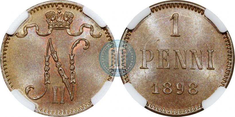 Фото 1 пенни 1898 года  