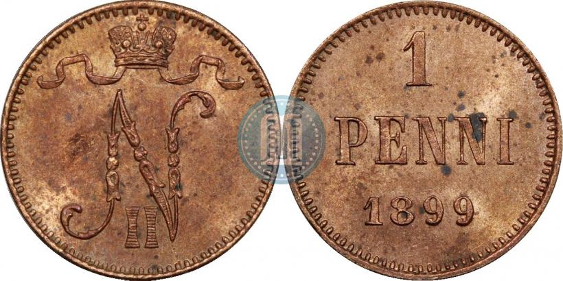 Picture 1 penni 1899 year  