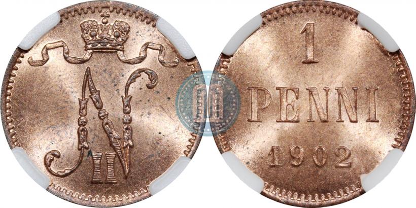 Picture 1 penni 1902 year  